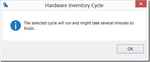 Troubleshoot ConfigMgr hardware inventory issues - Phase 1 - Close ConfigMgr Applet