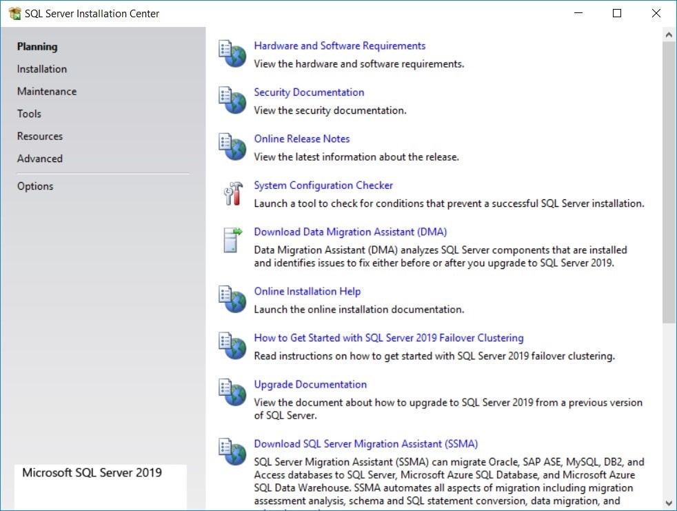install sql server 2019 install sql server 2019