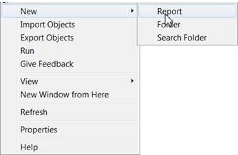 Create ASP report