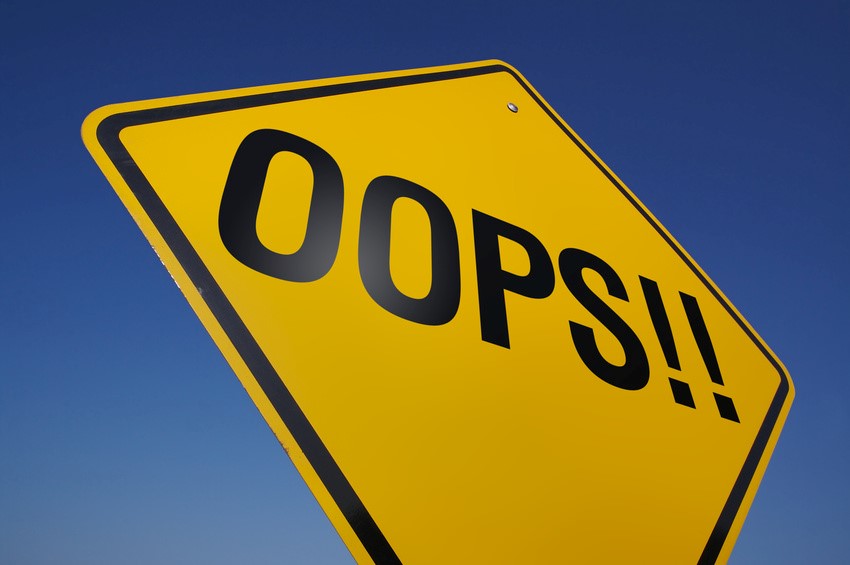 Oops Sign