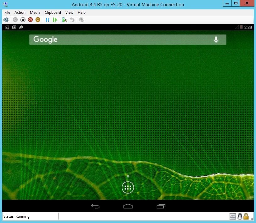 Android VM Screensaver