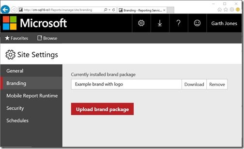 SSRS Brand Package