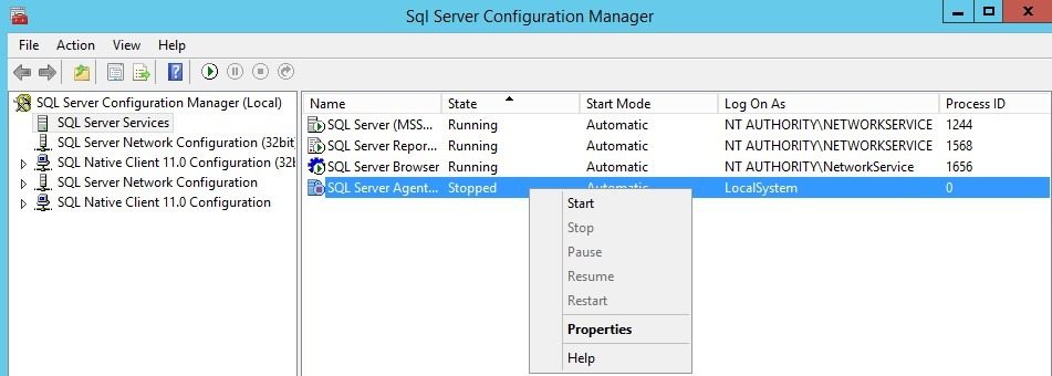 sql server client agent sql server client agent