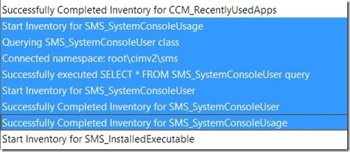 How to Query Asset Intelligence for Top Console User Details-Review Log Files