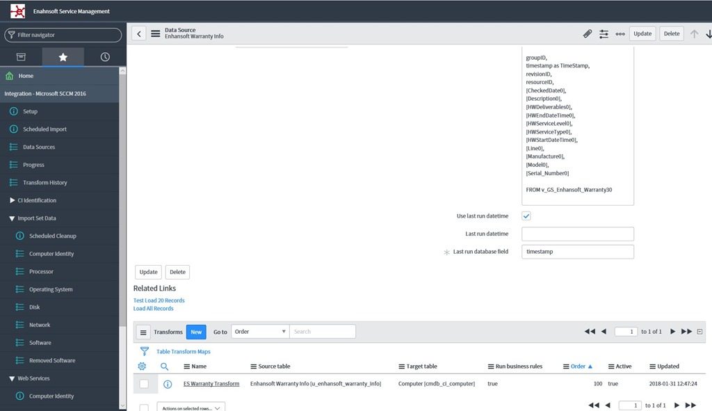 sccm servicenow sccm servicenow