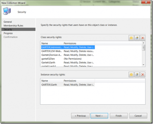 Create a Collection with Non-compliant Servers - Finish