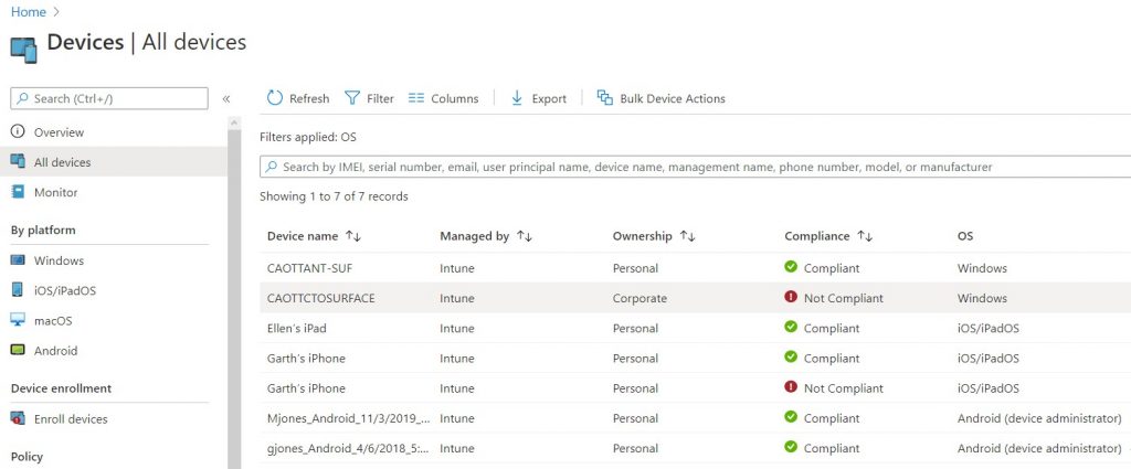 MEM Intune and Power BI - All Devices Node