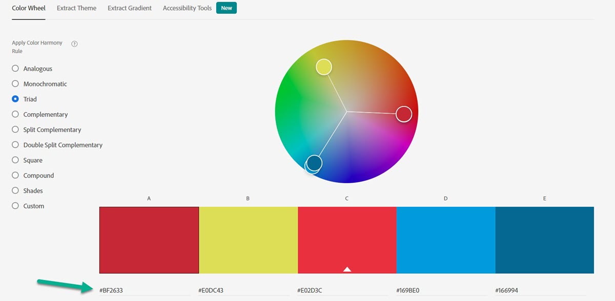 Color Wheel Tab