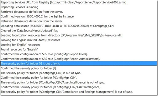 Confirm SSRS Report Permissions - srsrp log Confirm SSRS Report Permissions - srsrp log