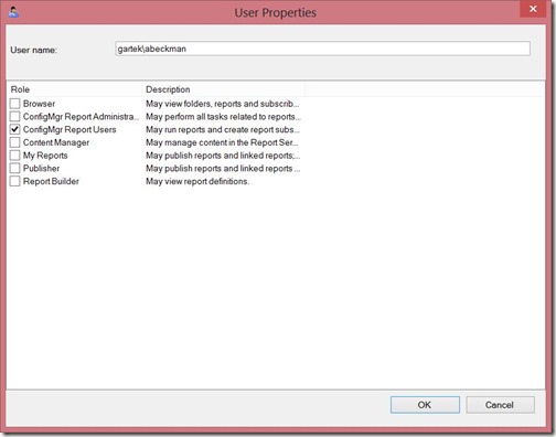 Grant Permission to Single CM12 SSRS Report - ConfigMgr Report Users