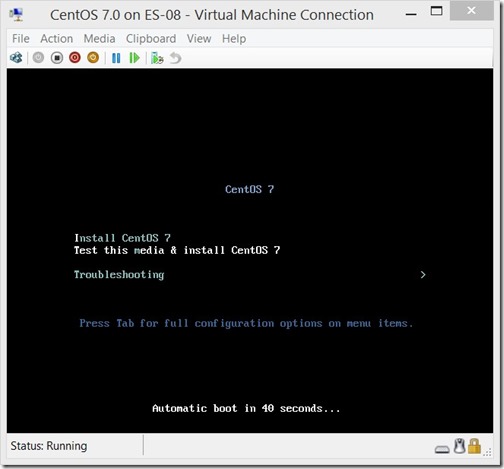 How to Install a CentOS 7 Linux Virtual Machine-Install