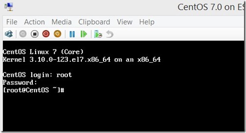 How to Install a CentOS 7 Linux Virtual Machine-Logon