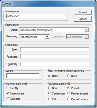 wbemtest reduce antivirus